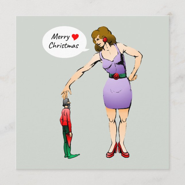 Merry Christmas Dear Elf Holiday Card (Front)