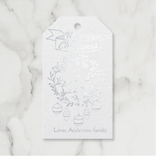 Merry Christmas Decorations Gift Tags