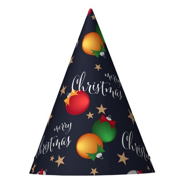 Merry Christmas Decorations | Holidays Party Hat (Front)