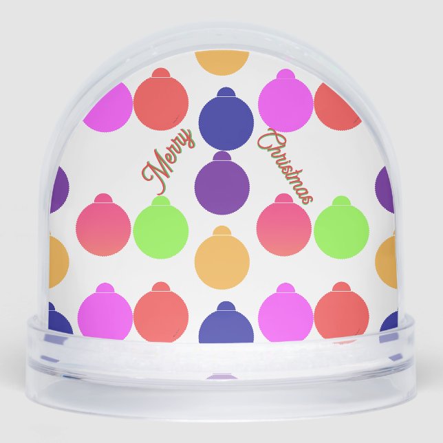Merry Christmas Decorations  Snowglobe (Front)