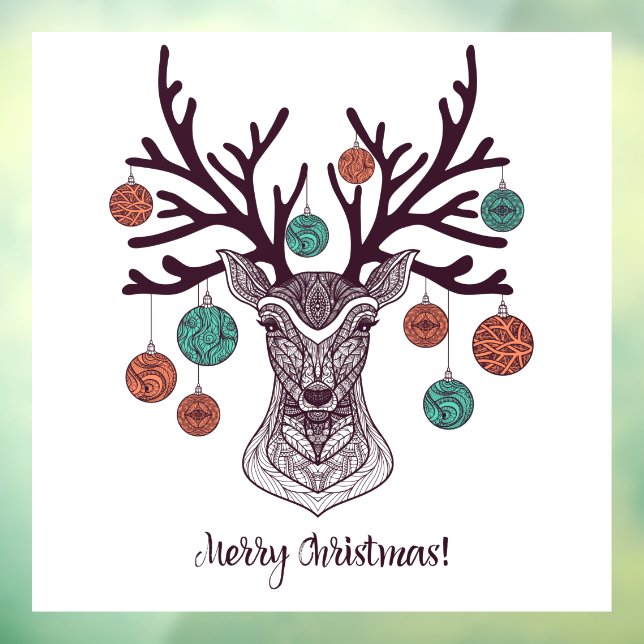 Merry Christmas Deer and Ornaments (Sheet 3)