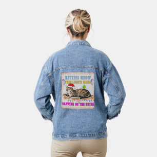Merry Christmas Denim Jacket