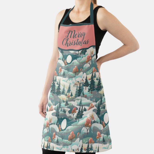 MERRY CHRISTMAS DESIGN  APRON (Insitu)