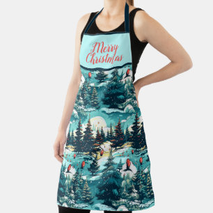 MERRY CHRISTMAS DESIGN  APRON