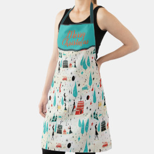 MERRY CHRISTMAS DESIGN  APRON