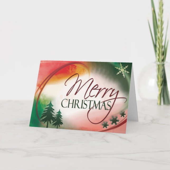 Merry Christmas Design card (Front)