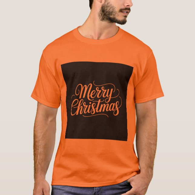 Merry Christmas design for t shirt   (Front)