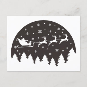 Merry Christmas Design Holiday Postcard