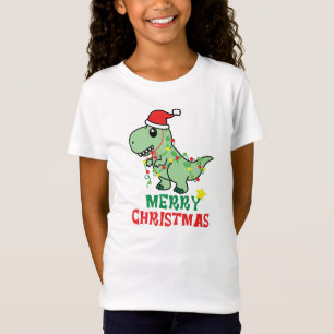 merry christmas dinosaur T-Shirt
