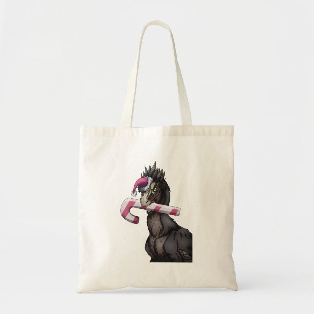 Merry Christmas Dinosaur Tote Bag (Front)