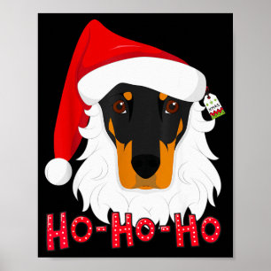 Merry Christmas Doberman Dog Tshir Xmast Poster