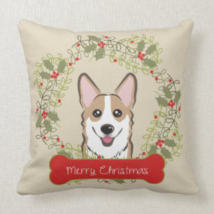 Merry Christmas Dog Breed Cushion