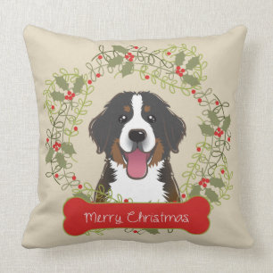 Merry Christmas Dog Breed Cushion