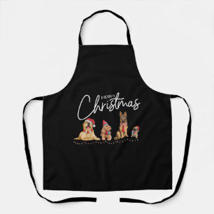 Merry Christmas Dog Lover   Apron