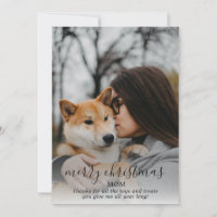 Merry Christmas Dog Photo From The Dog