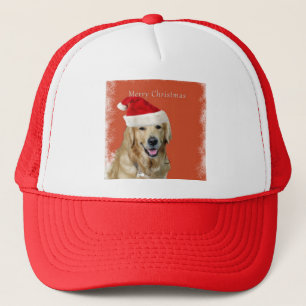 Merry Christmas Doggy Trucker Hat