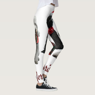 Merry Christmas Dogs Leggings
