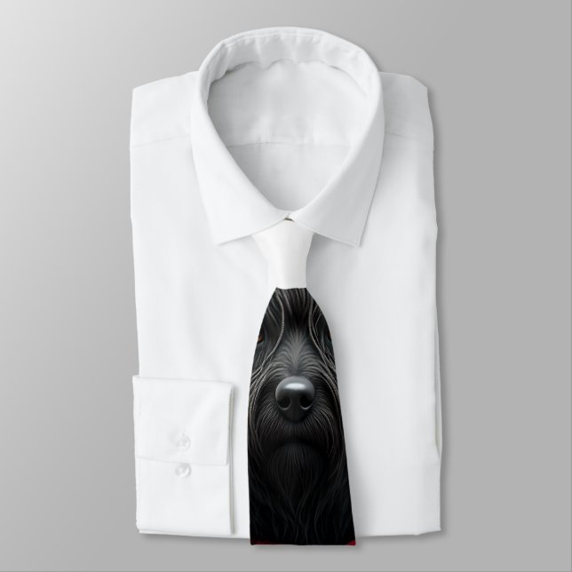 Merry Christmas Dogs Tie (Tied)