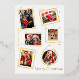 Merry Christmas Doodle Frame Multi Photo