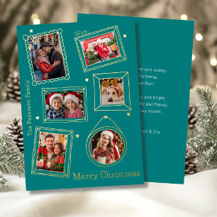 Merry Christmas Doodle Frame Multi Photo