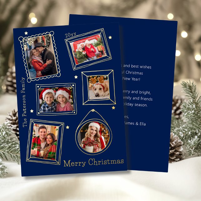 Merry Christmas Doodle Frame Multi Photo (Creator Uploaded)