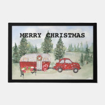 Merry Christmas Door Mat