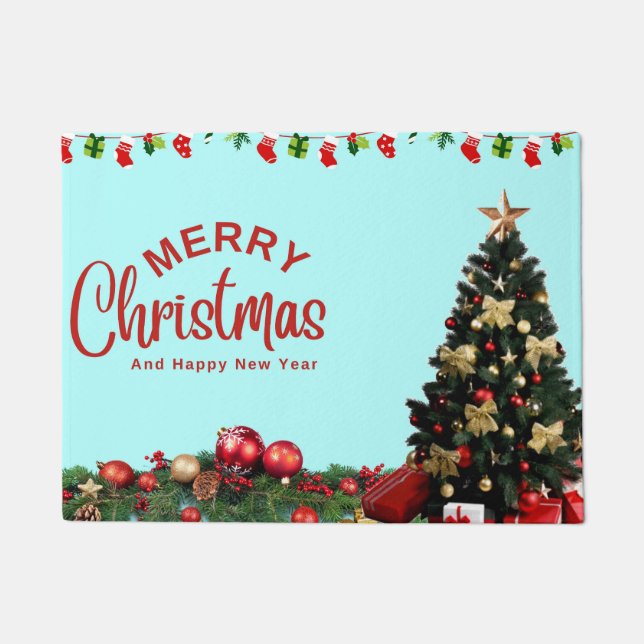 Merry Christmas  Doormat (Front)