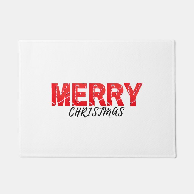 Merry Christmas        Doormat (Front)
