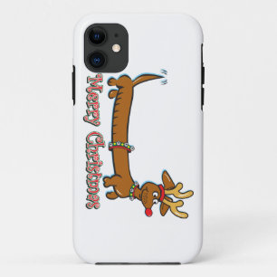 Merry Christmas Doxie Case-Mate iPhone Case