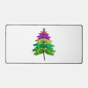 Merry Christmas Dragonfly Christmas Tree T Shirt Desk Mat