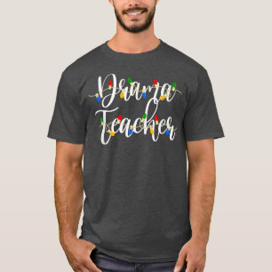 Merry Christmas Drama Teacher Christmas Lights Paj T-Shirt