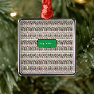 Merry Christmas Elegant & Modern Customise Metal Tree Decoration