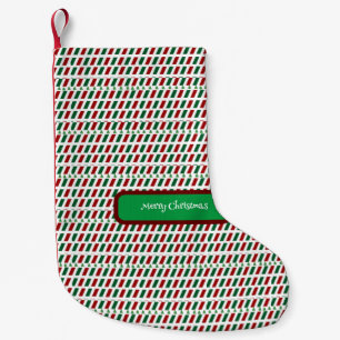 Merry Christmas Elegant & Modern Customise  Small Christmas Stocking