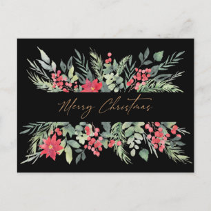 Merry Christmas elegant Postcard