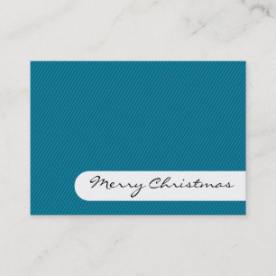 Merry Christmas - Elegant Stripes - Business Card