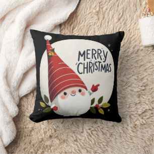 Merry Christmas Elf Hat Cushion