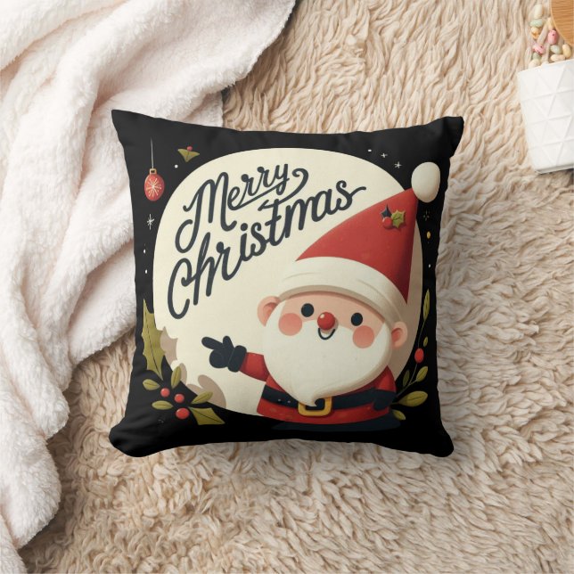 Merry Christmas Elf Hat Cushion (Blanket)