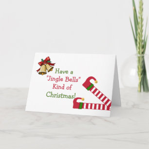 Merry Christmas Elf Holiday Card