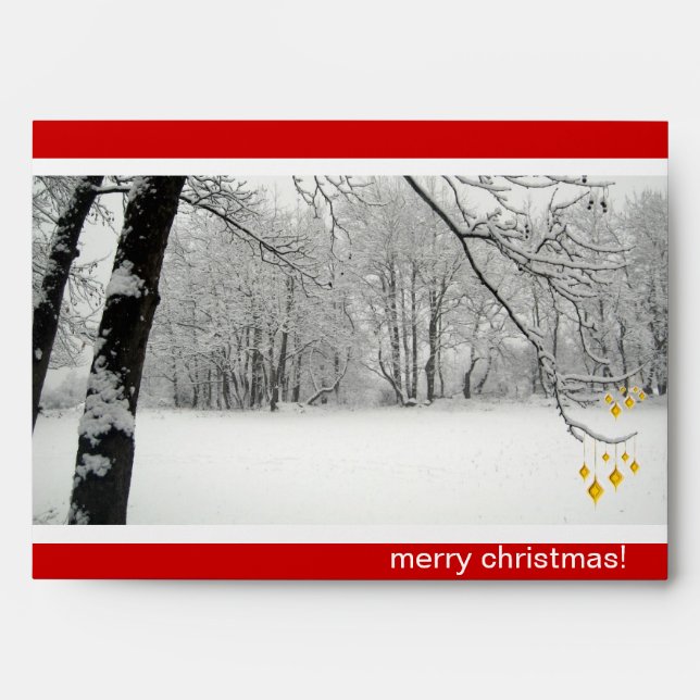merry christmas envelope (Front)