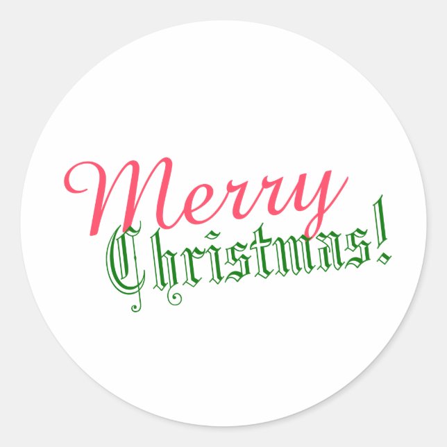 Merry Christmas! Envelope Seal (Front)