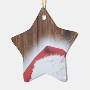 Merry Christmas Eve, Hat of Santa Ceramic Tree Decoration