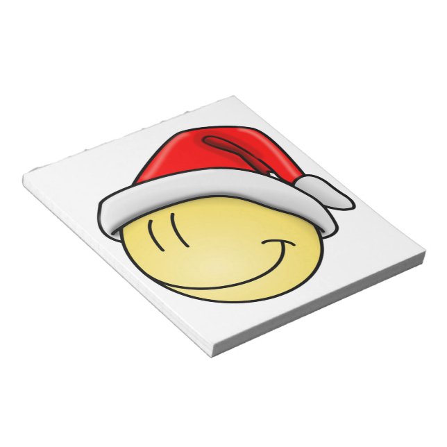 MERRY CHRISTMAS FACE SANTA NOTEPAD (Angled)