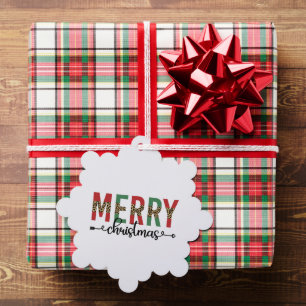 Merry Christmas Family Christmas Celebration  Tree Decoration Card