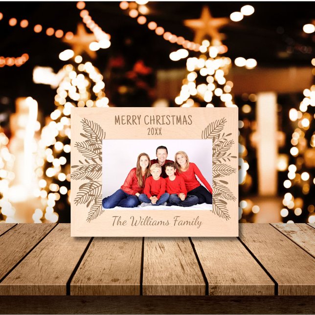 Merry Christmas Family Etched Frames (Creator Uploaded)