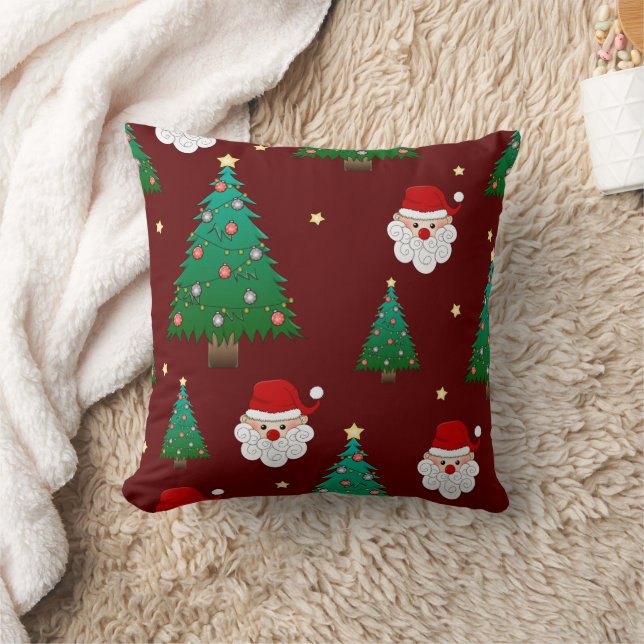 Merry Christmas family Gathering Set on Warm Cushion (Blanket)