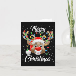 Merry Christmas Family Matching Men Women Boys Gir Card