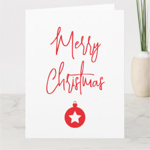 Merry Christmas Family New Year Message Card