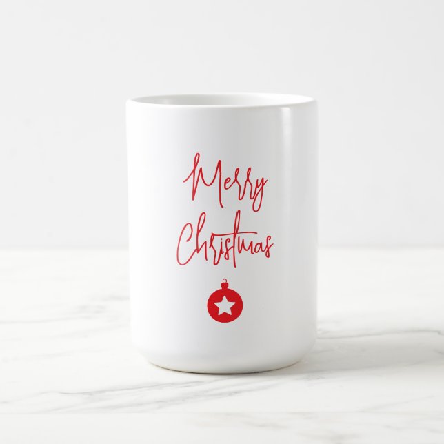 Merry Christmas Family New Year Message Coffee Mug (Center)