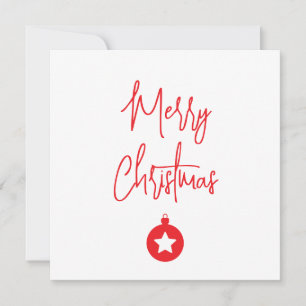 Merry Christmas Family New Year Message Holiday Card