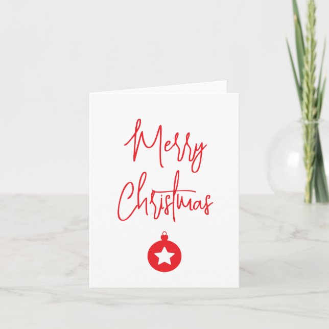 Merry Christmas Family New Year Message Holiday Card (Front)